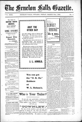 Fenelon Falls Gazette, 13 Mar 1903