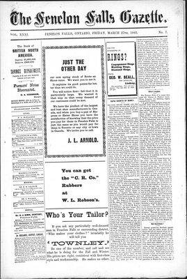 Fenelon Falls Gazette, 27 Mar 1903