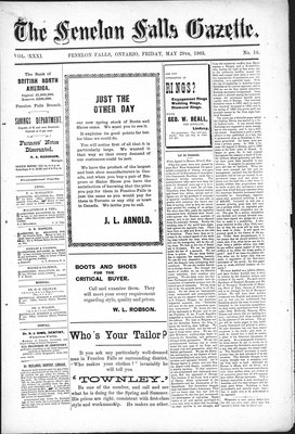 Fenelon Falls Gazette, 29 May 1903