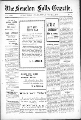 Fenelon Falls Gazette, 24 Jul 1903