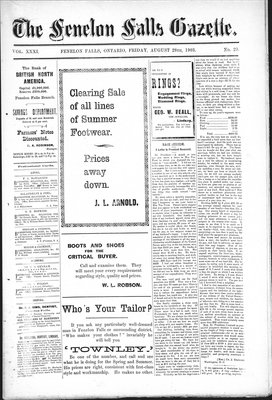 Fenelon Falls Gazette, 28 Aug 1903