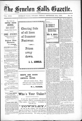 Fenelon Falls Gazette, 18 Sep 1903