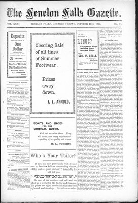 Fenelon Falls Gazette, 16 Oct 1903