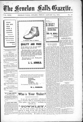 Fenelon Falls Gazette, 8 Jan 1904