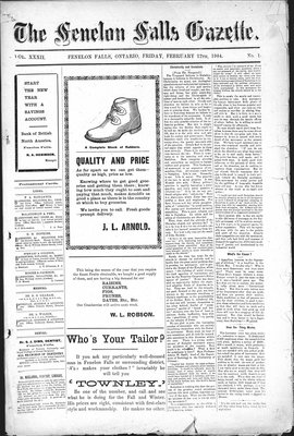 Fenelon Falls Gazette, 12 Feb 1904