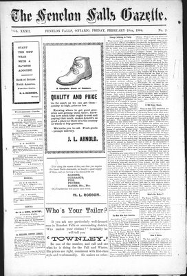 Fenelon Falls Gazette, 19 Feb 1904