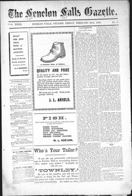 Fenelon Falls Gazette, 26 Feb 1904