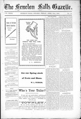 Fenelon Falls Gazette, 15 Apr 1904