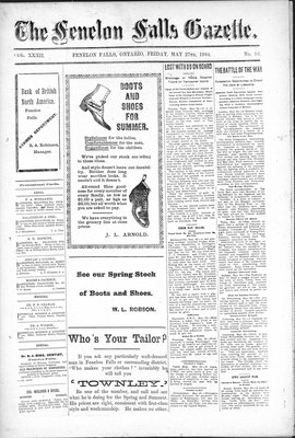 Fenelon Falls Gazette, 27 May 1904