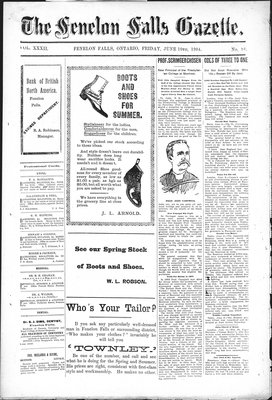 Fenelon Falls Gazette, 3 Jun 1904