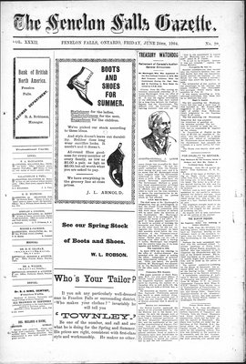 Fenelon Falls Gazette, 24 Jun 1904