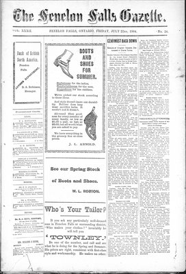 Fenelon Falls Gazette, 22 Jul 1904