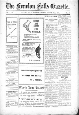 Fenelon Falls Gazette, 26 Aug 1904