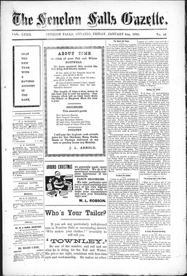 Fenelon Falls Gazette, 6 Jan 1905