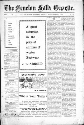 Fenelon Falls Gazette, 3 Feb 1905