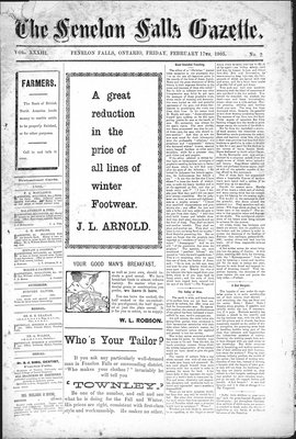 Fenelon Falls Gazette, 17 Feb 1905