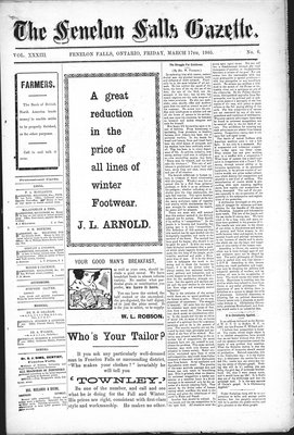 Fenelon Falls Gazette, 17 Mar 1905