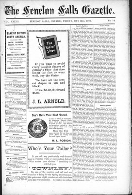 Fenelon Falls Gazette, 12 May 1905