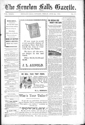 Fenelon Falls Gazette, 2 Jun 1905