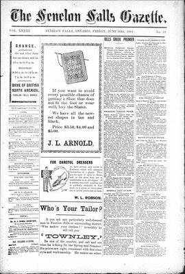 Fenelon Falls Gazette, 16 Jun 1905