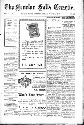 Fenelon Falls Gazette, 14 Jul 1905