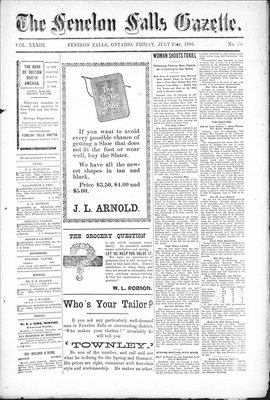 Fenelon Falls Gazette, 21 Jul 1905