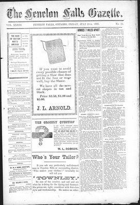 Fenelon Falls Gazette, 28 Jul 1905