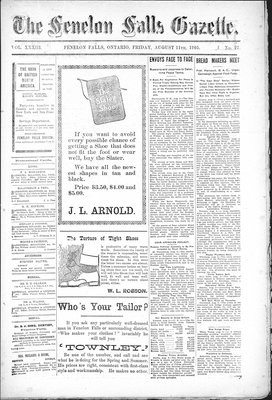 Fenelon Falls Gazette, 11 Aug 1905