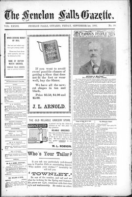 Fenelon Falls Gazette, 1 Sep 1905