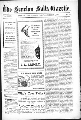 Fenelon Falls Gazette, 20 Oct 1905