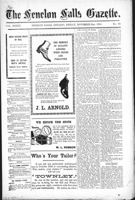 Fenelon Falls Gazette, 27 Oct 1905