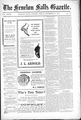 Fenelon Falls Gazette, 24 Nov 1905