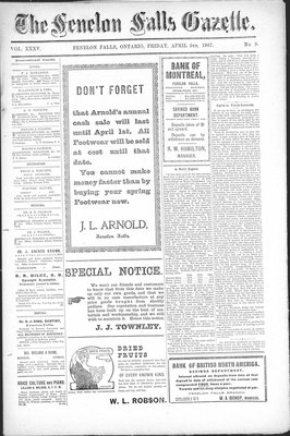 Fenelon Falls Gazette, 5 Apr 1907