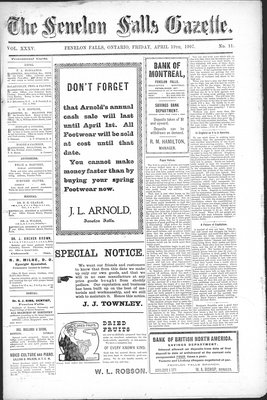 Fenelon Falls Gazette, 19 Apr 1907