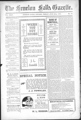 Fenelon Falls Gazette, 28 Jun 1907