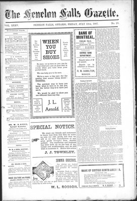 Fenelon Falls Gazette, 12 Jul 1907