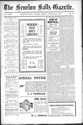 Fenelon Falls Gazette, 2 Aug 1907