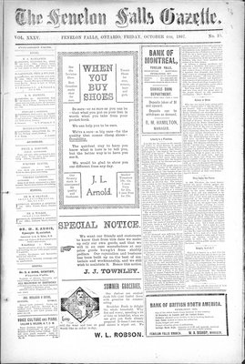 Fenelon Falls Gazette, 4 Oct 1907