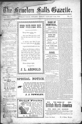 Fenelon Falls Gazette, 31 Jan 1908