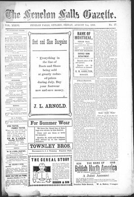 Fenelon Falls Gazette, 7 Aug 1908