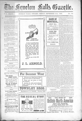 Fenelon Falls Gazette, 11 Sep 1908