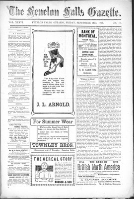 Fenelon Falls Gazette, 18 Sep 1908