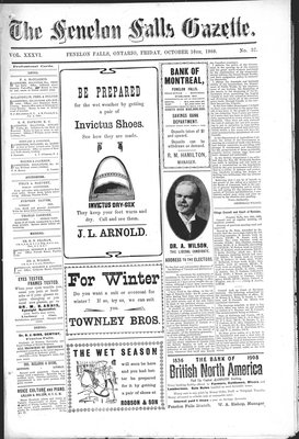 Fenelon Falls Gazette, 16 Oct 1908