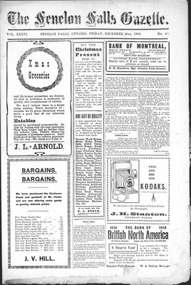 Fenelon Falls Gazette, 11 Dec 1908