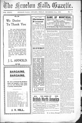 Fenelon Falls Gazette, 18 Dec 1908