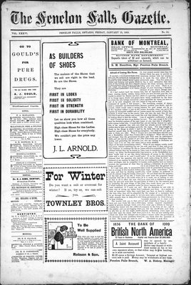 Fenelon Falls Gazette, 15 Jan 1909