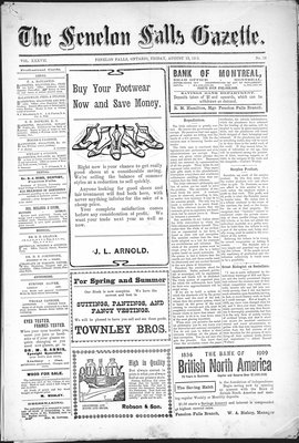 Fenelon Falls Gazette, 13 Aug 1909