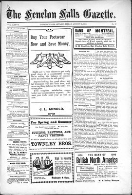 Fenelon Falls Gazette, 20 Aug 1909