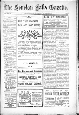 Fenelon Falls Gazette, 3 Sep 1909