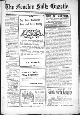 Fenelon Falls Gazette, 17 Sep 1909